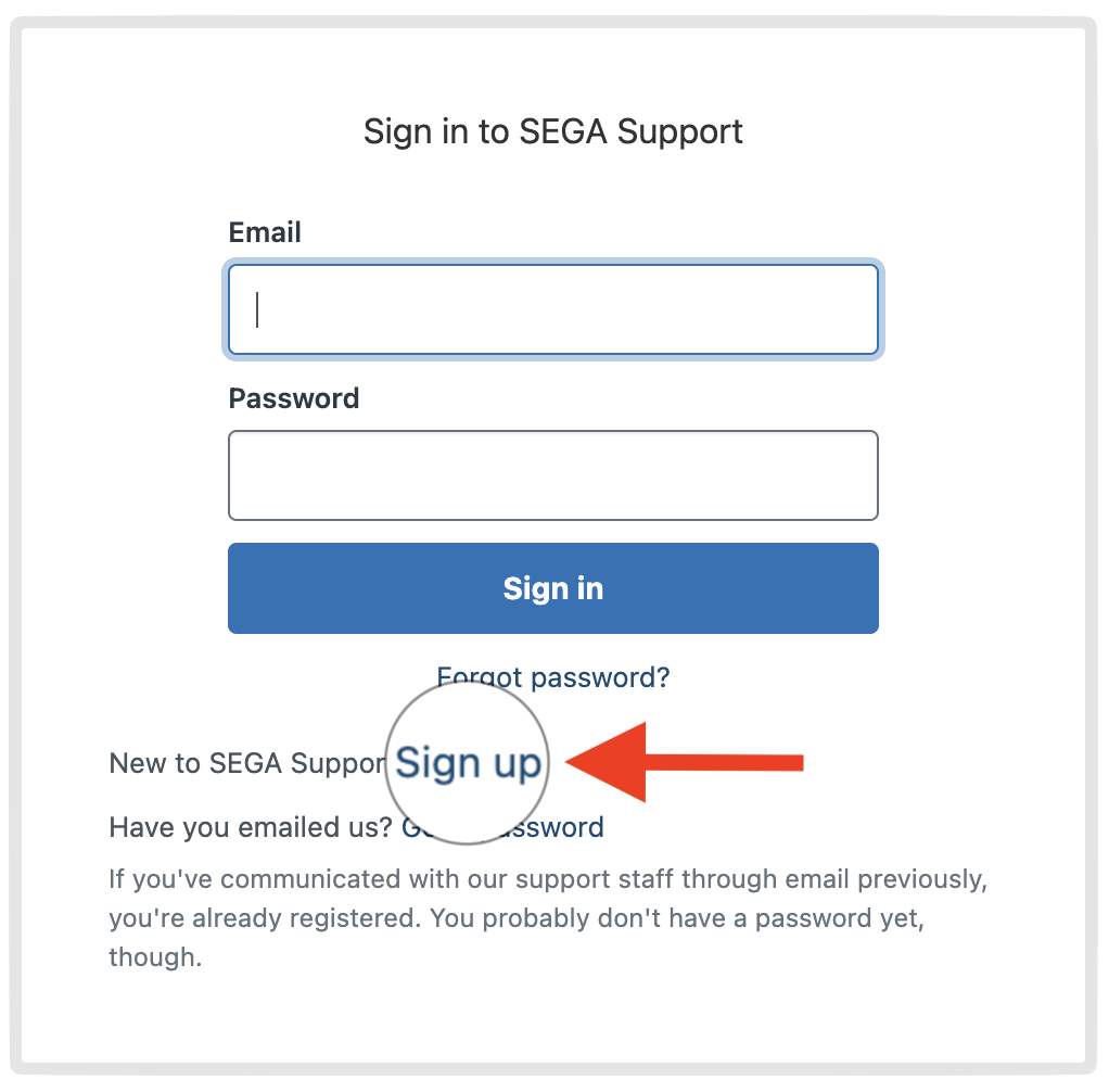 How to – SEGA Support