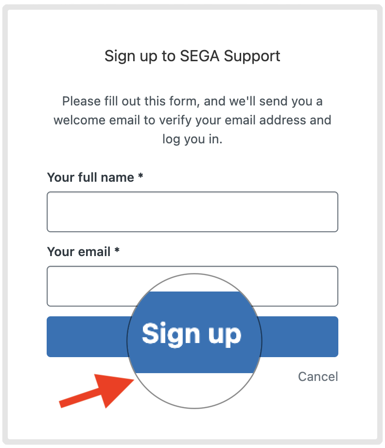 Getting Started – SEGA Support