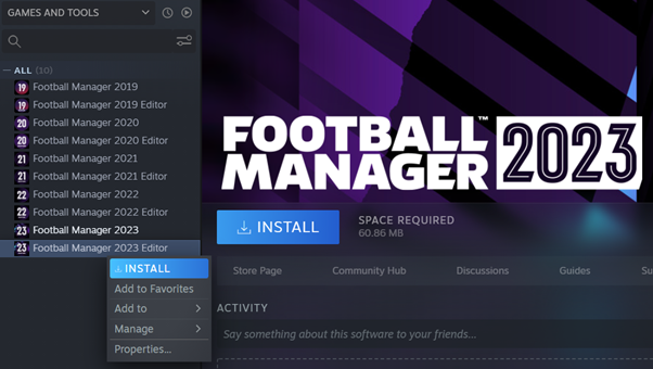 Football Manager 2024 In-game Editor on Steam