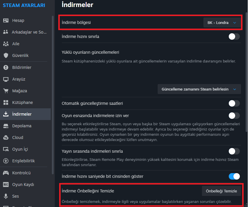 Steam clear download cache TUR.png